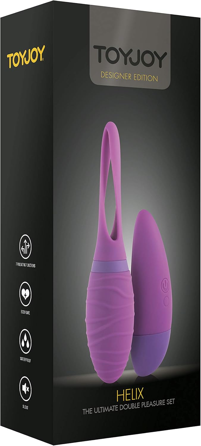 ToyJoy Helix Remote Vibrating Egg Vibrador Púrpura - 215 gr ...