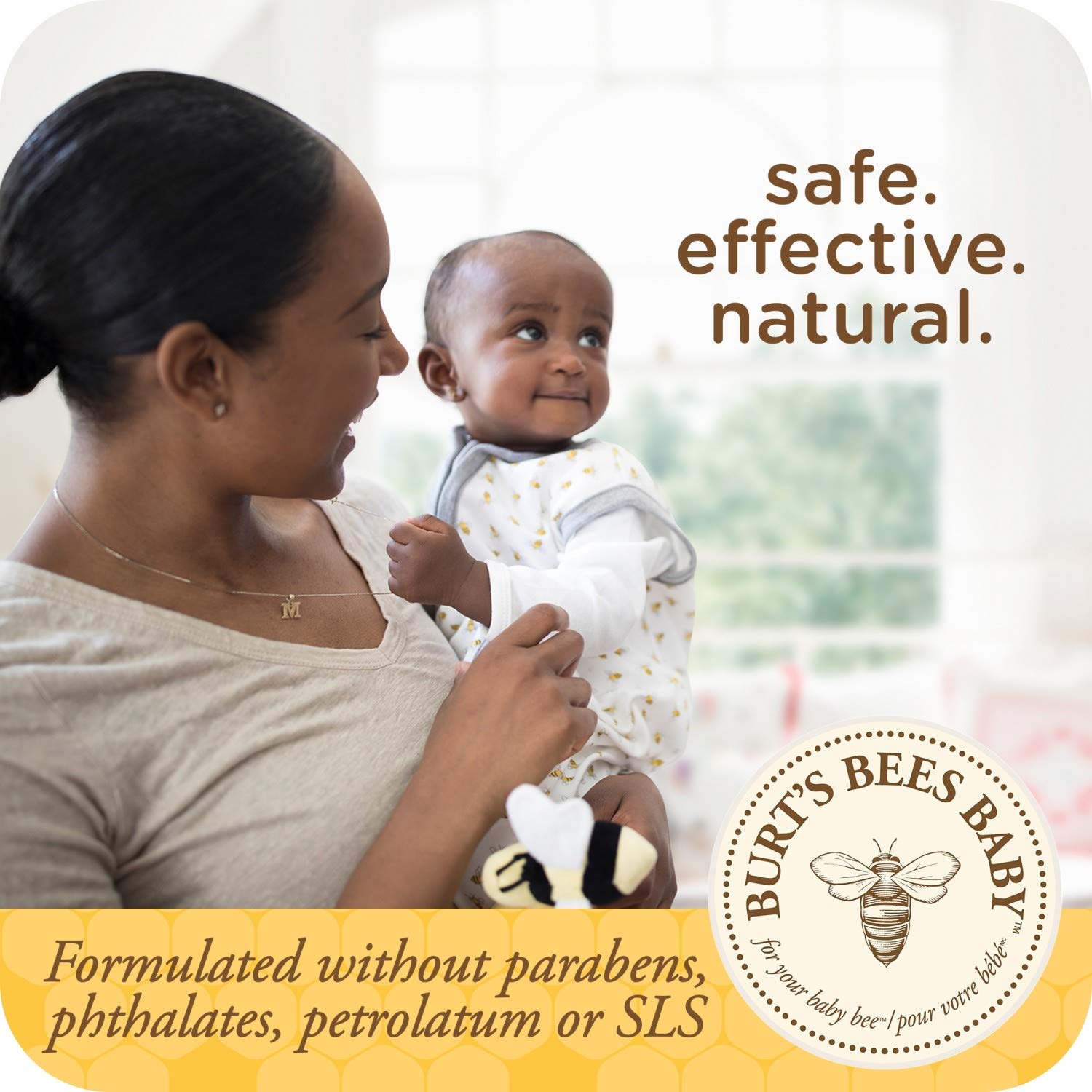 Burts Bees Baby Bubble Bath, Tear Free Baby Wash - 12 Ounce Bottle