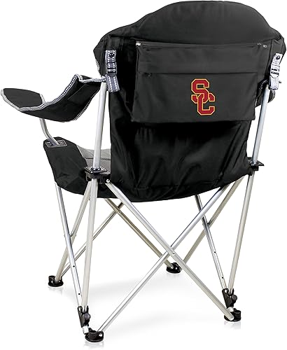 Miniatura 46 de Picnic TIME NCAA Arkansas Razorbacks Reclining Camp Chair - Beach Chair for Adults - Sports Chair with Carry Bag Azul marino con detalles
