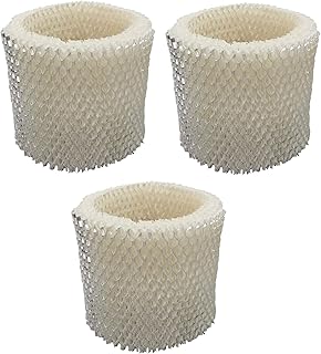 HASMX D88 Replacement Paper Wick Humidifier Filter for Duracraft D88 & Models HCM890, HCM890B, HCM890C, HCM890-20, HCM890MTG, DH-890, DH890, DH-890C, DH890C, AC888, AC-888, DCM-200, DCM200 (3-Pack)