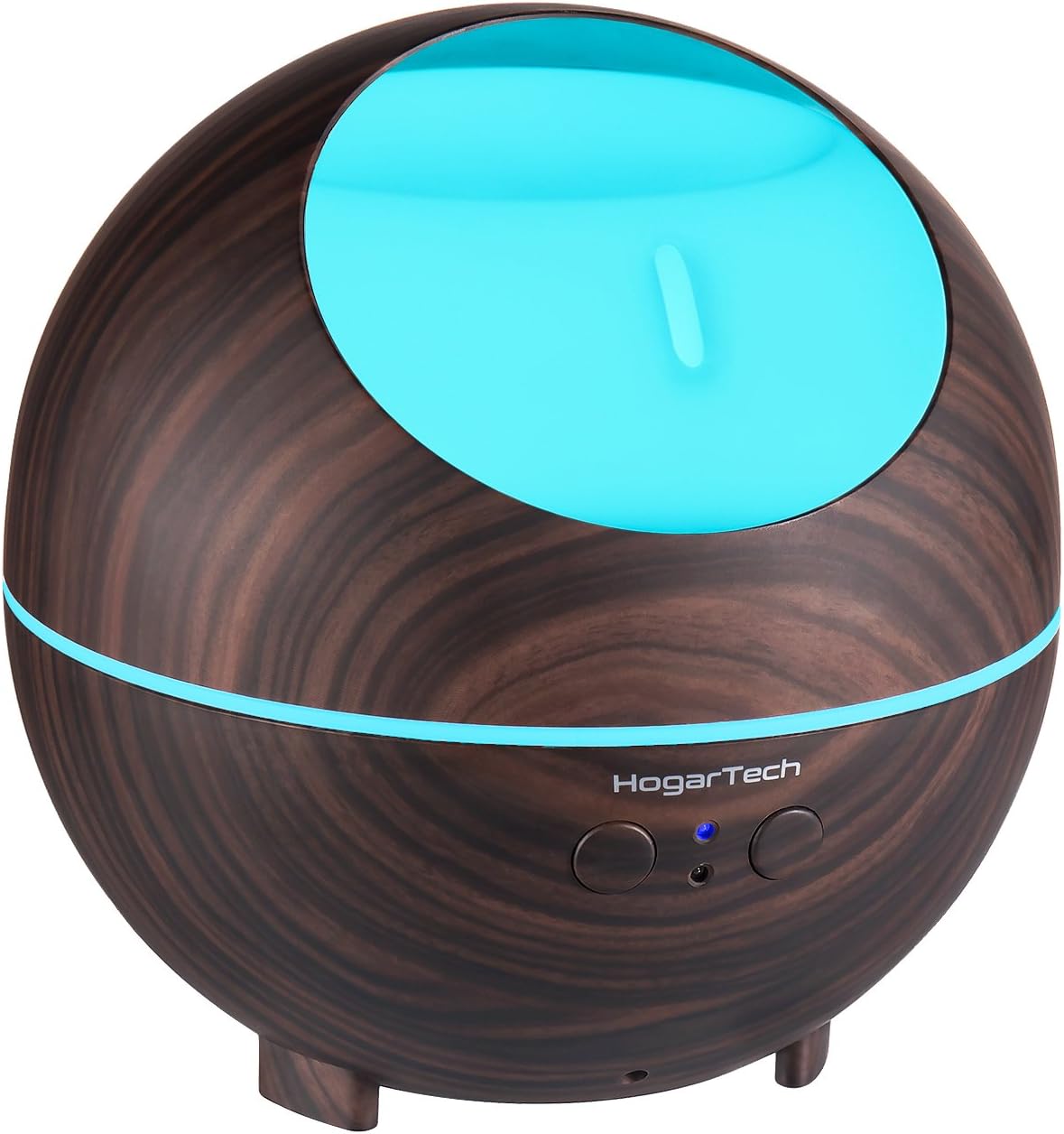 HogarTech 880ml Ultrasonic Oil Diffuser, High Capacity Diffuser, Wood Grain Cool Mist Humidifier for Office Home Study Yoga Spa