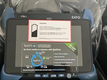 EXFO FTB-1V2 with FTB_720C_OI_EI_EUI_91 Module, OTD Module and IOLM Function Together 1310/1550nm, 37/35db Brand New.