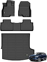 Vista 17 de Tapetes para piso y protector de carga para automóvil, protección para todo tipo de clima, protectores de piso de TPE para automóvil