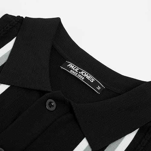 Miniatura 3 de PJ PAUL JONES Polo de punto con botones en la parte delantera para hombre