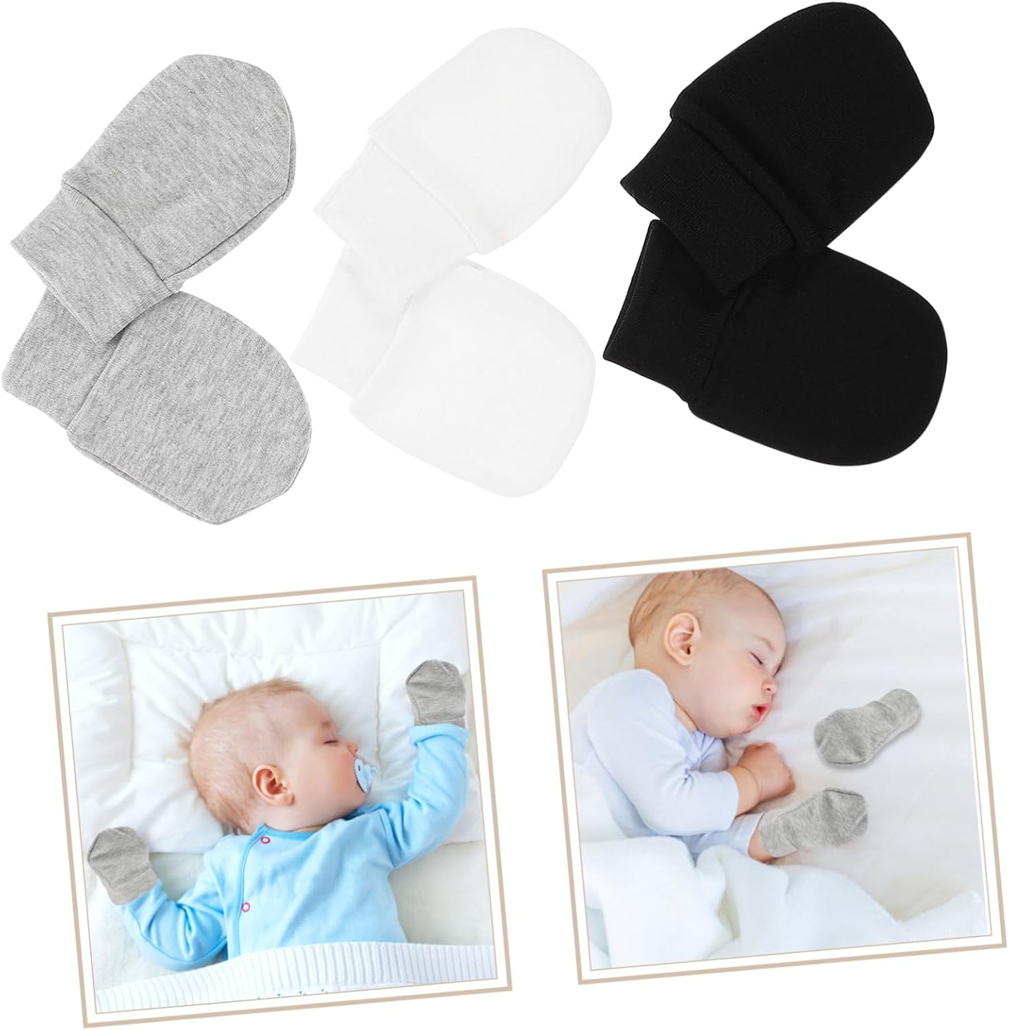 Anti Scratch Gloves Anti-scratch Gloves Anti-scratch Mittens Newborn No Scratch Gloves Supple Mittens