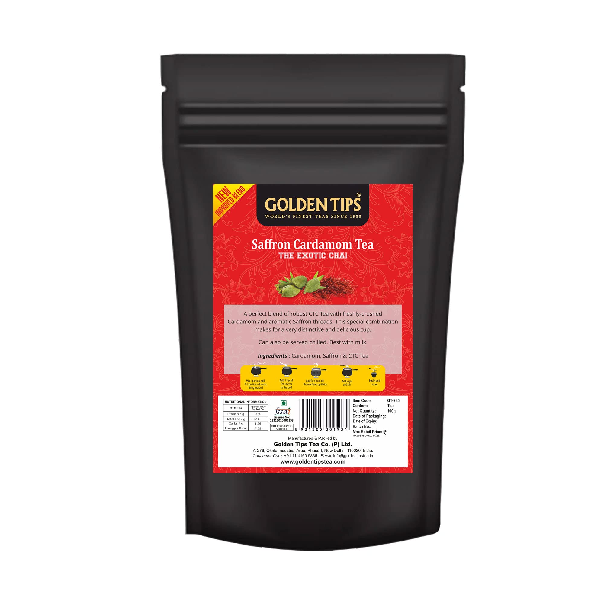 See full amazon price history chart for Golden Tips Saffron(Kesar) Cardamom Exotic Indian Masala Chai CTC Black Tea (40 Cups), 100 g Golden Tips Saffron(Kesar) Cardamom Exotic Indian Masala Chai CTC Black Tea (40 Cups), 100 g (B071L3TV6P) Amazon Price History, Amazon Price Tracker