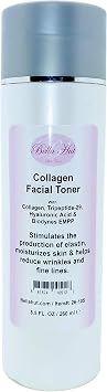 Bellahut Collagen Facial Toner with Collagen, B I O D Y N E S EMPP & TRIPEPTIDE-29, A Collagen Infused Toner Loaded with peptides That Helps Tighten Skin and minimize pores 8.5 Ounce
