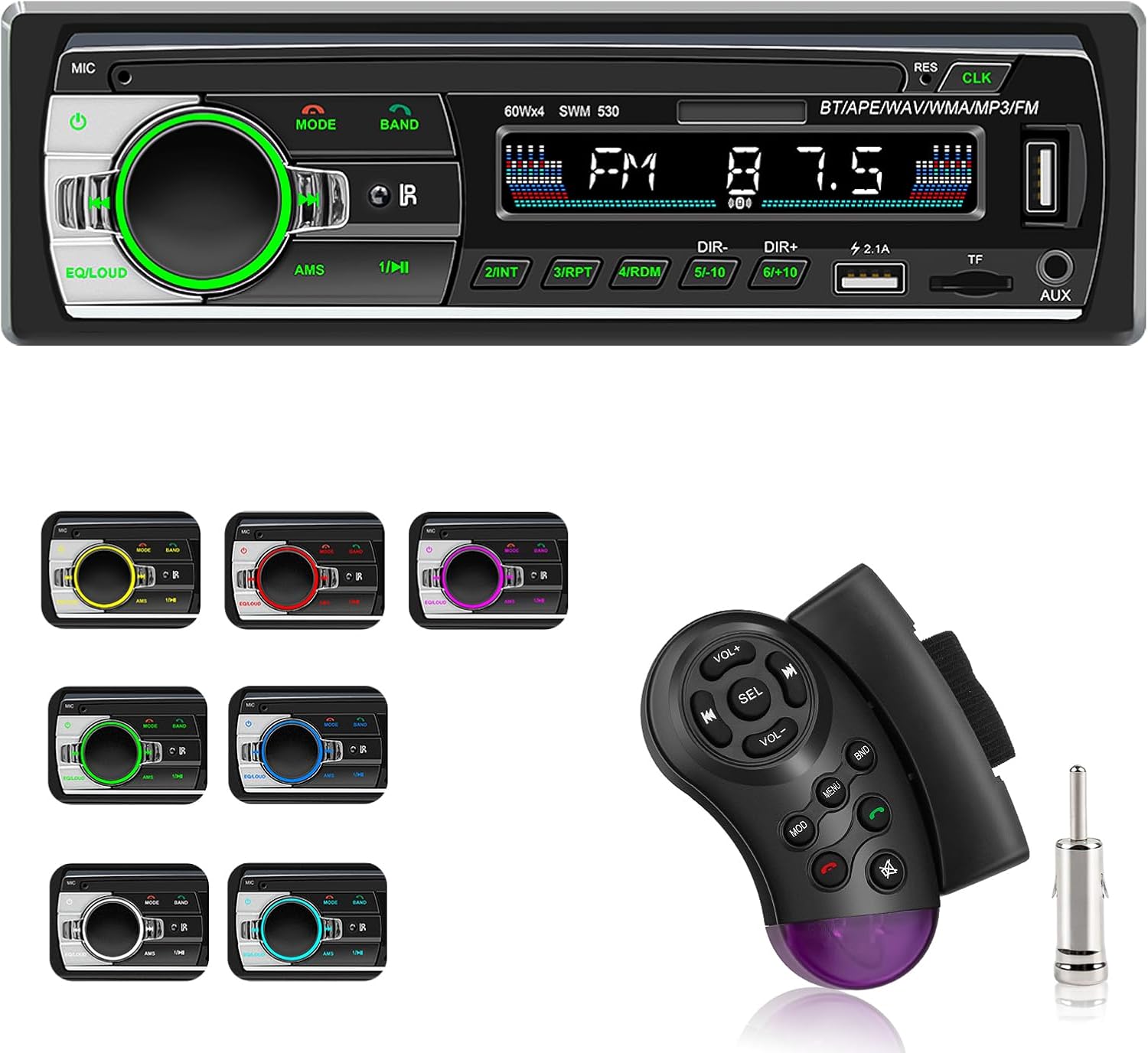 Car Stereos Bluetooth, GOKOCO Car Radio Bluetooth HandsFree with USB