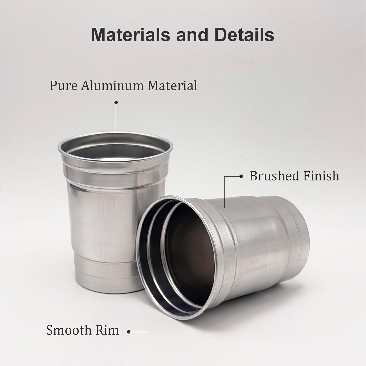 16 Ounce Ball Aluminum Reusable Cup, Leak-Proof Design for Parties, Outdoor & Office Use - Keeps Drinks Hot/Cold Holding, 100% Recyclable Eco-Friendly Material, Lightweight & Shatterproof, 24 Count - Image 2