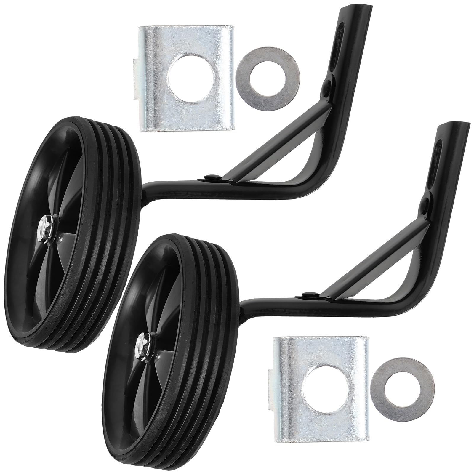 Bici Accessori la Bicicletta Ragazza per 16 Pollici Ragazzo Rotelle Supporto in Acciaio e Plastica Stabilizzatori Sicuri e Facili da Installare Anni 3-8