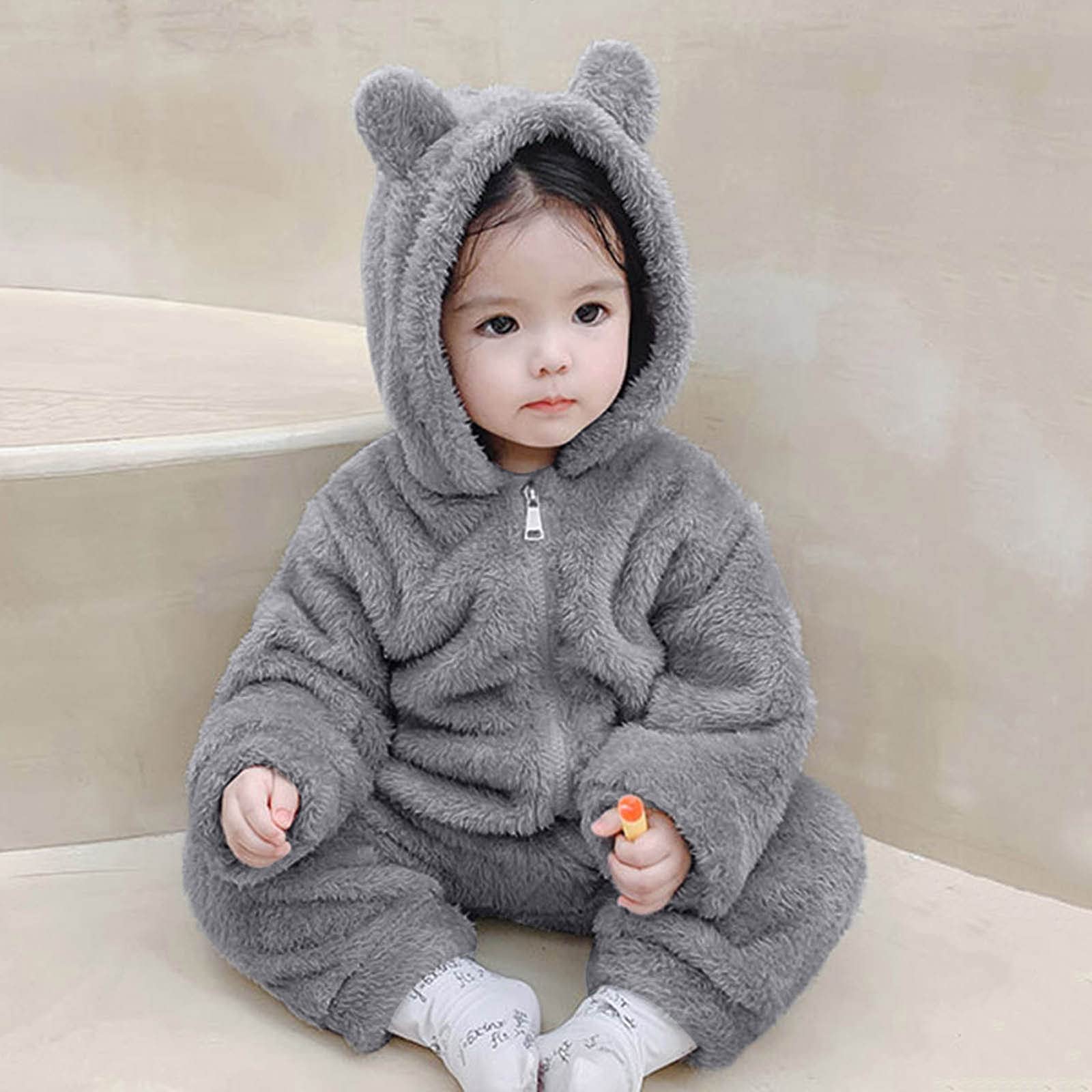 Bebé Niña Abrigo Punto Bebe Gris Abrigo Bebe 0-3 Meses Body De