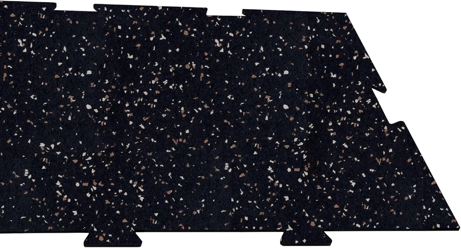 IN2FIT Interlocking Rubber Athletic Tiles Rubber Floor Mats for