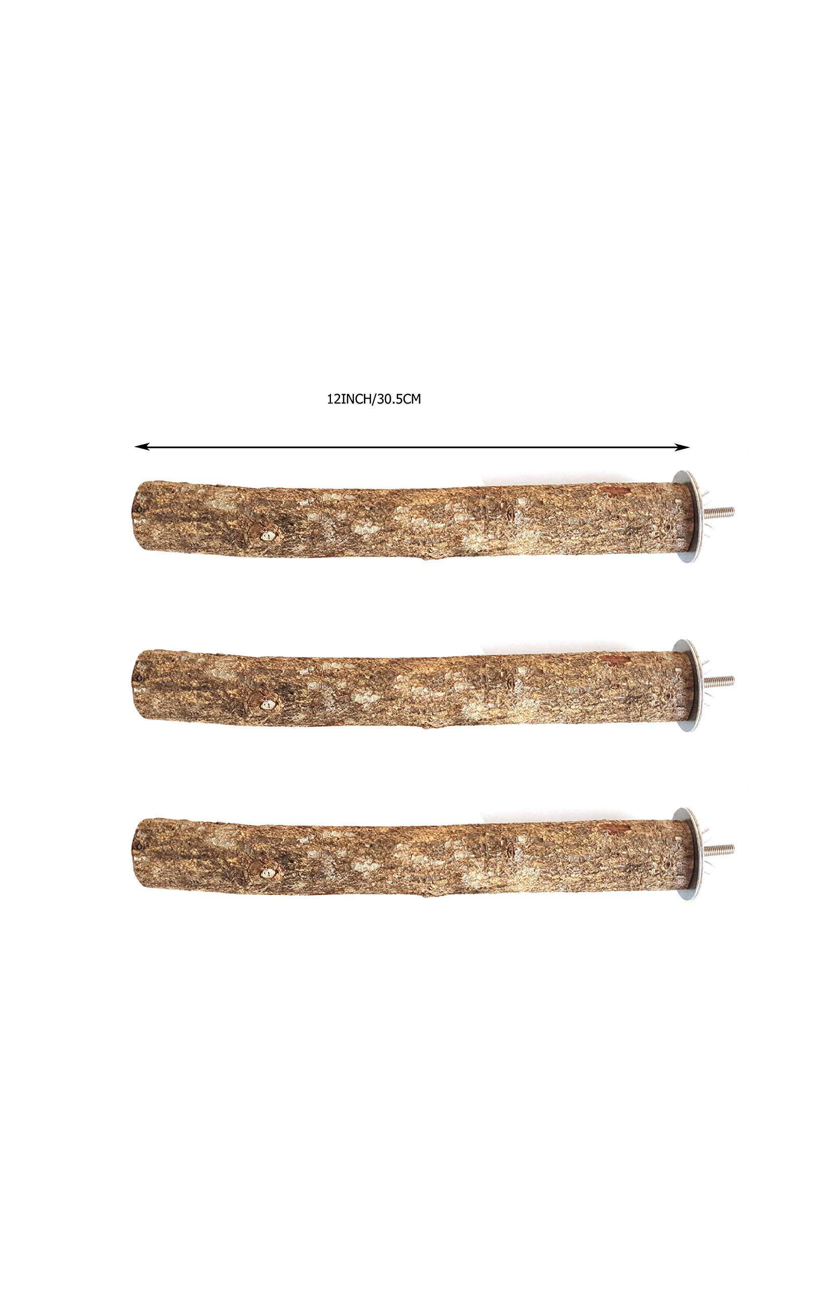 KSK Bird Perch,Nature Wood Stand Toy Branch for Parrots Cages Toy for Larg Bird (B076GNFF39) Amazon Price History, Amazon Price Tracker