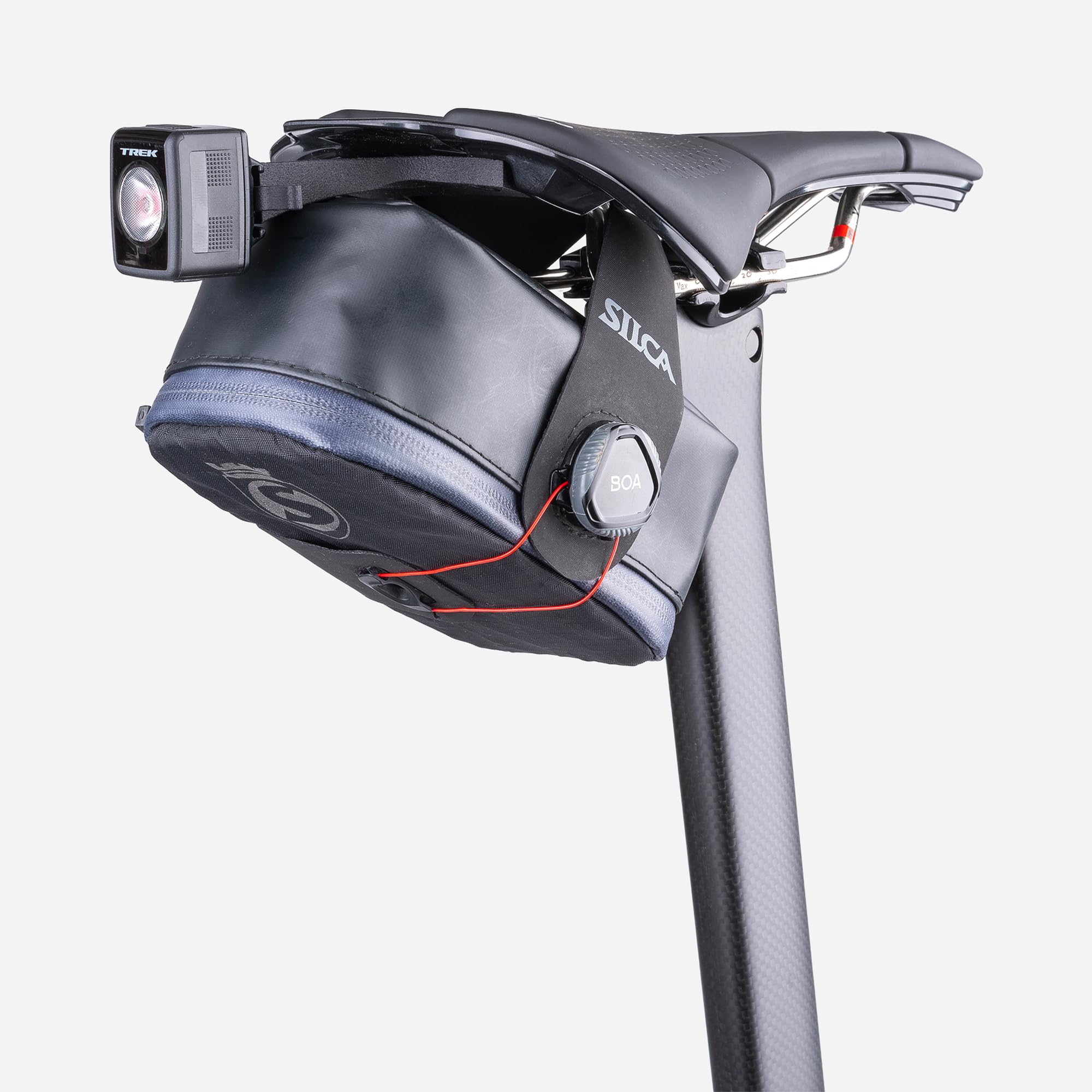 Accesorio para bicicleta - Soporte de sillín - para sillín Prologo, Compatible con Trek CarBack, Tamaño L