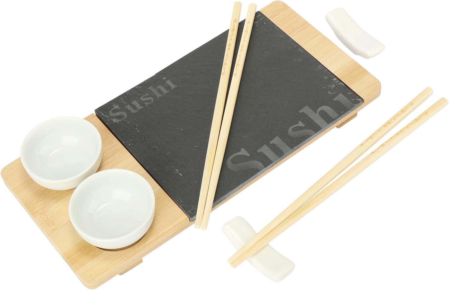 comfour® 7Piece Sushi Serving Set Stylish Serving Plate Made of
