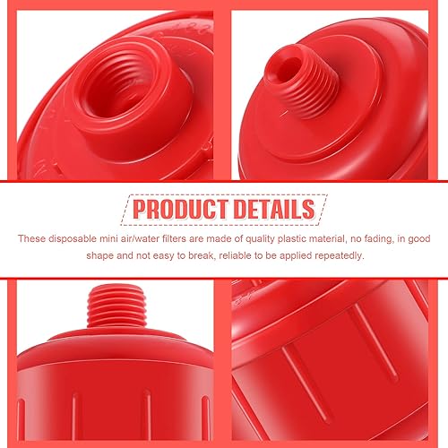 Miniatura 3 de 4 filtros desechables de agua de aire pequeños, filtro de pistola de pulverización desechable, filtro de línea de aire de torbellino, filtros de