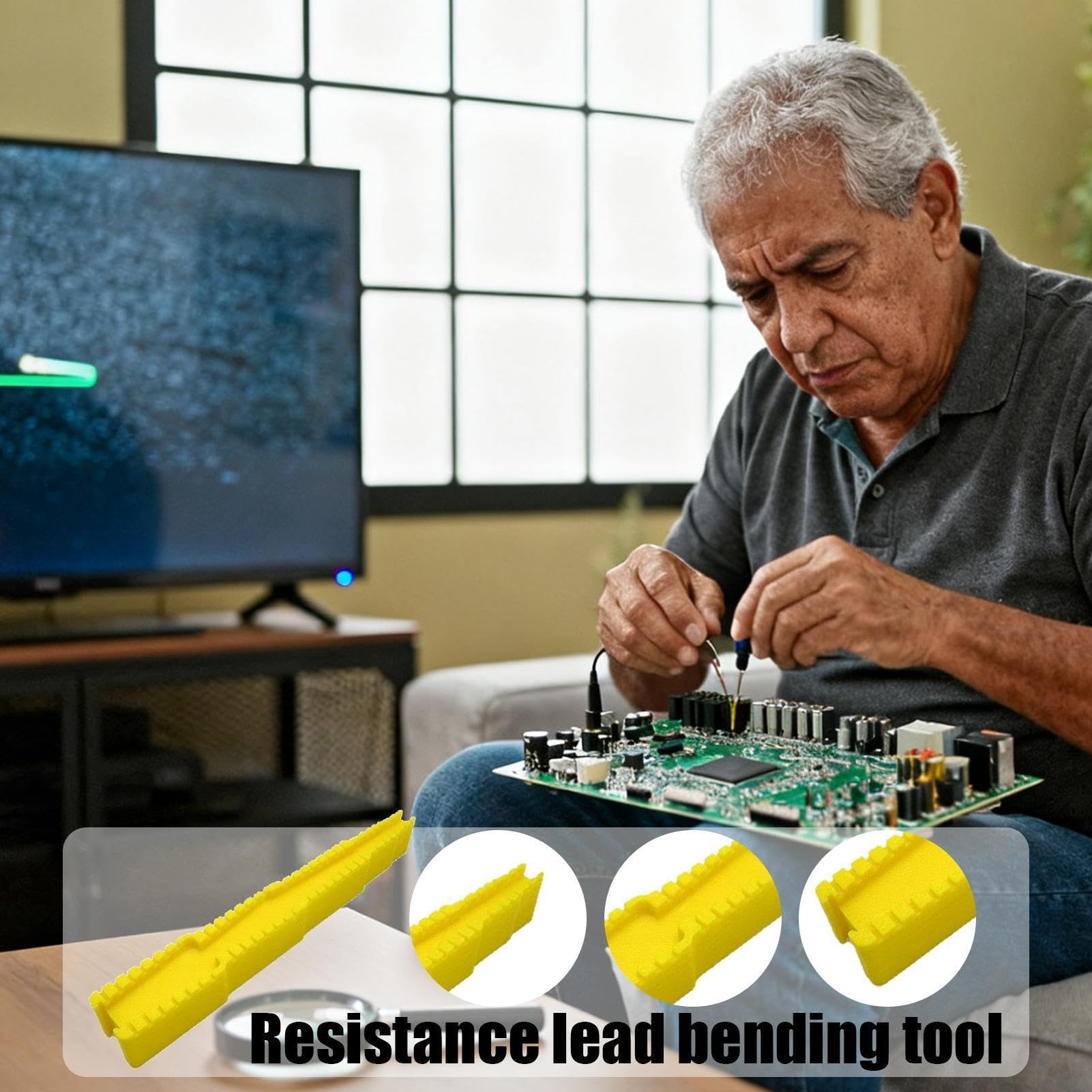 Strumento di piegatura dei resistori, piegatrice accurata per componenti elettronici, saldatura, manutenzione circuiti, industria, condensatore, diodi