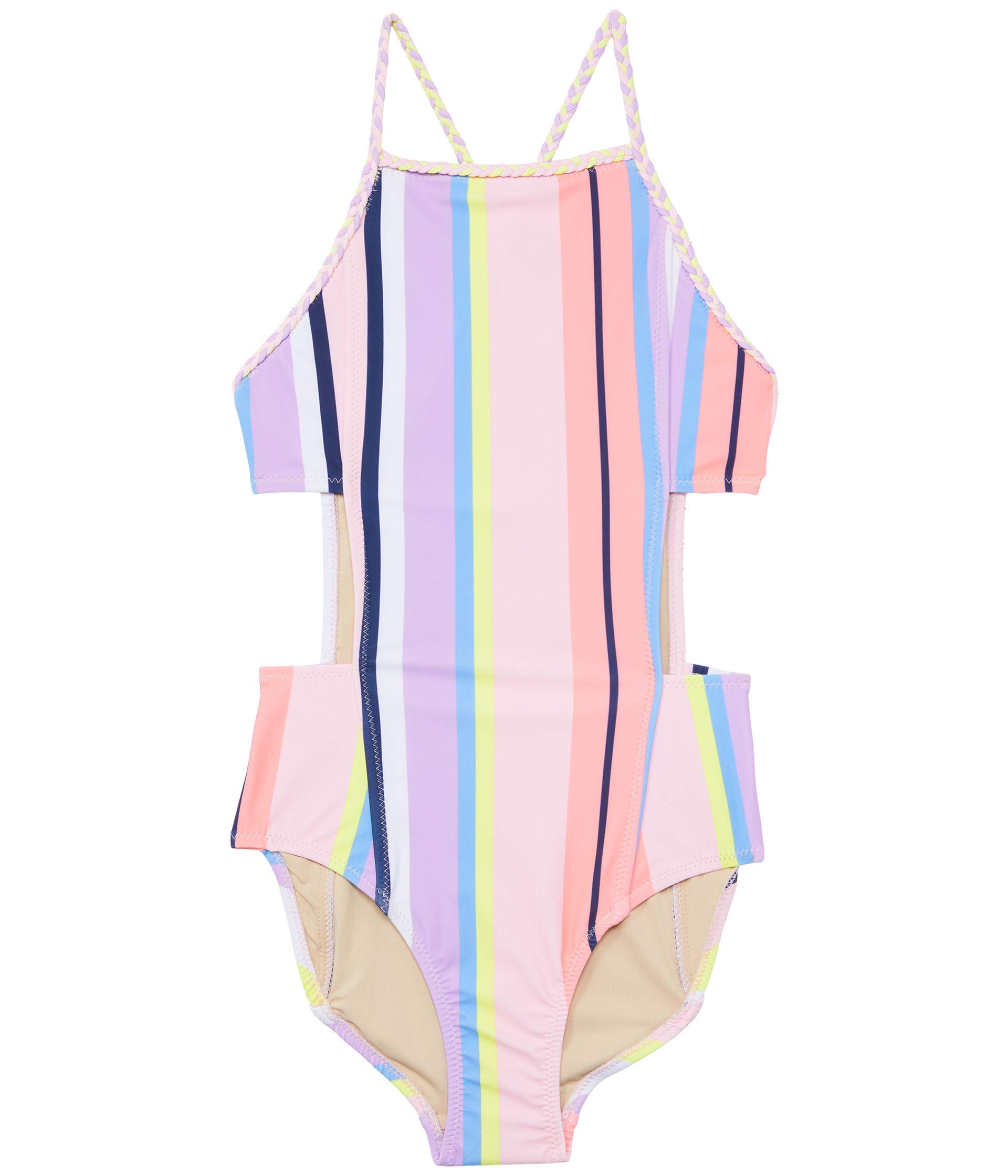 Girl's Magic Two-Way Flip Sequin One-Piece - Rainbow (Toddler/Little Kids/Big Kids) Coral 14 Years
