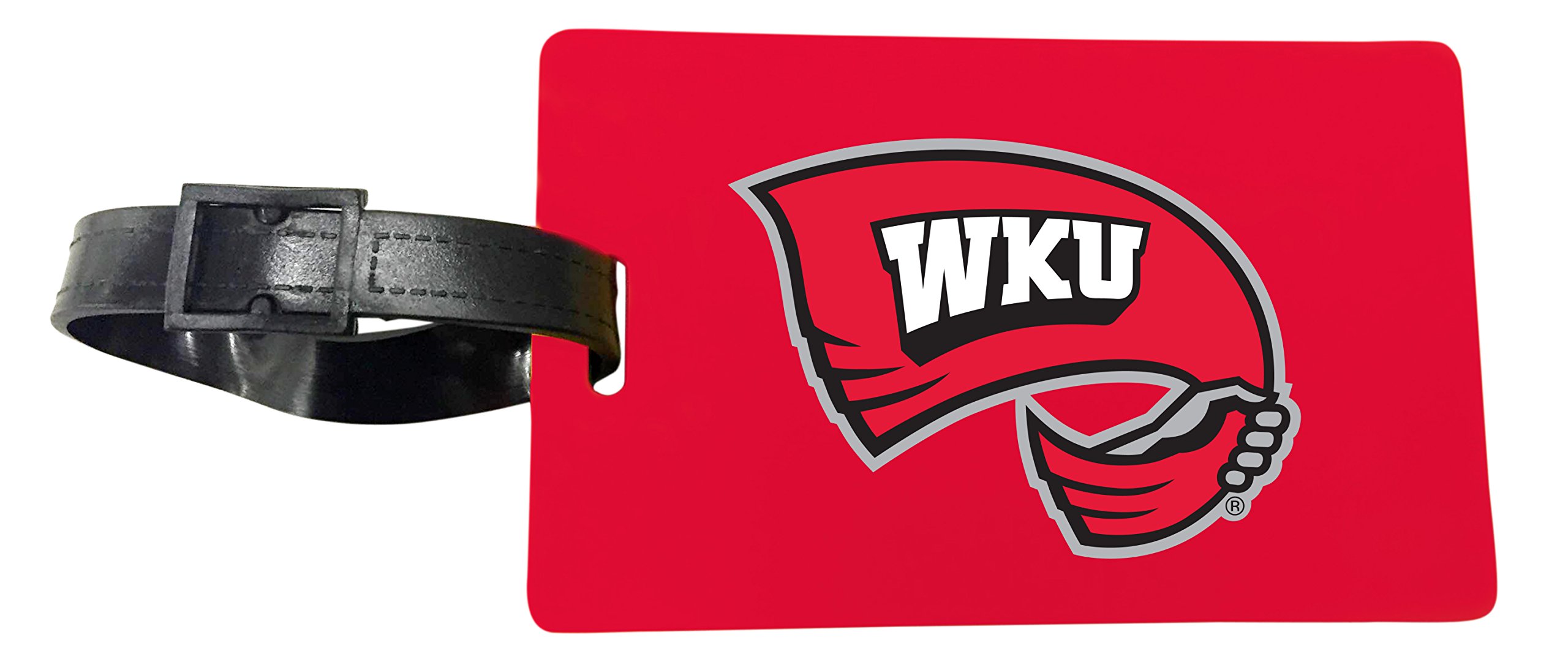 R and R Imports Western Kentucky Hilltoppers Luggage Tag 2-Pack Officially Licensed Collegiate Product
