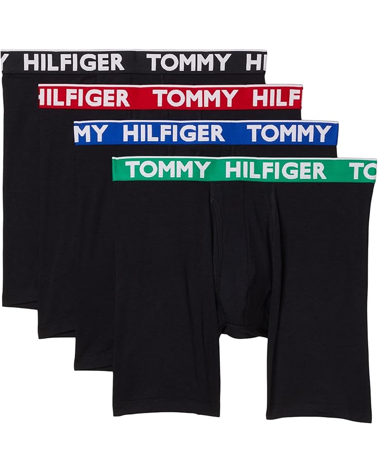 Tommy Hilfiger Cotton Stretch 4-Pack Boxer Brief - Main View
