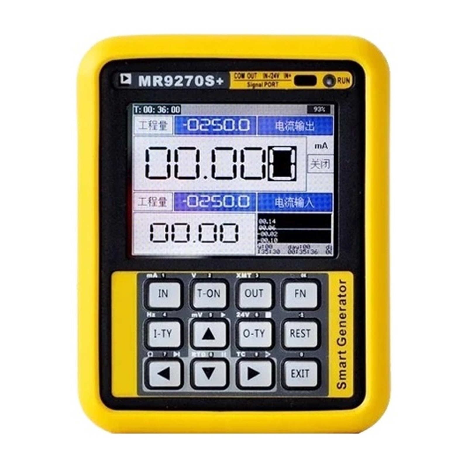 Generador De Señal MR9270S 4-20MA, Calibración Voltaje Corriente PT100, Transmisor Presión Termopar, Registrador Frecuencia PID Estable Y Fiable(MR9270S)