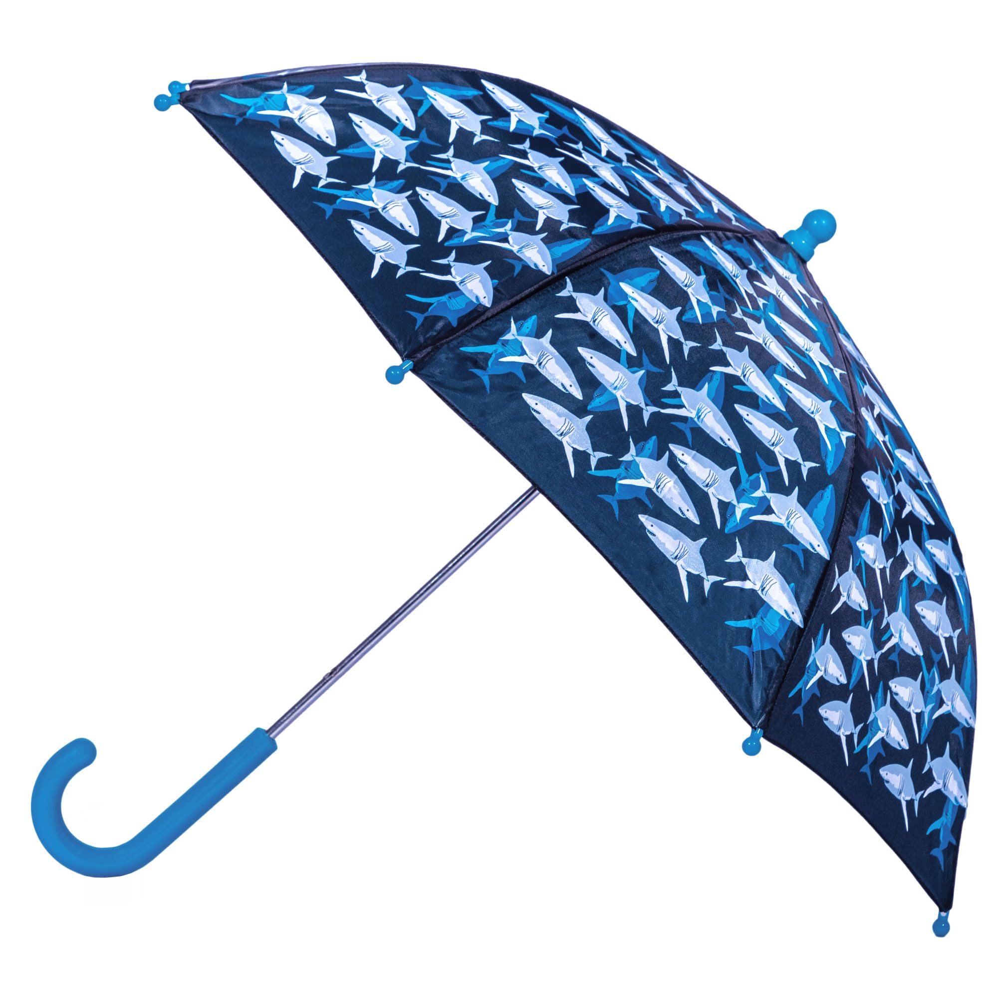 Wildkin Kids Umbrella – Rainproof Canopy, Curved Handle, Easy Hanging Design