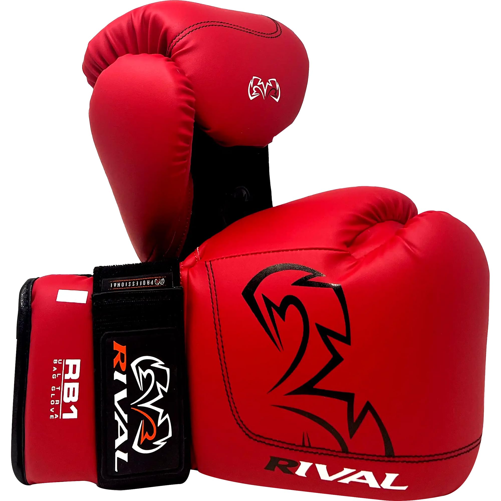 RIVAL Boxing RB1 Ultra Bag Gloves, 20th Anniversary Edition, High-Density Multi-Layered Padding and Signature Wrist Lock Strapping System