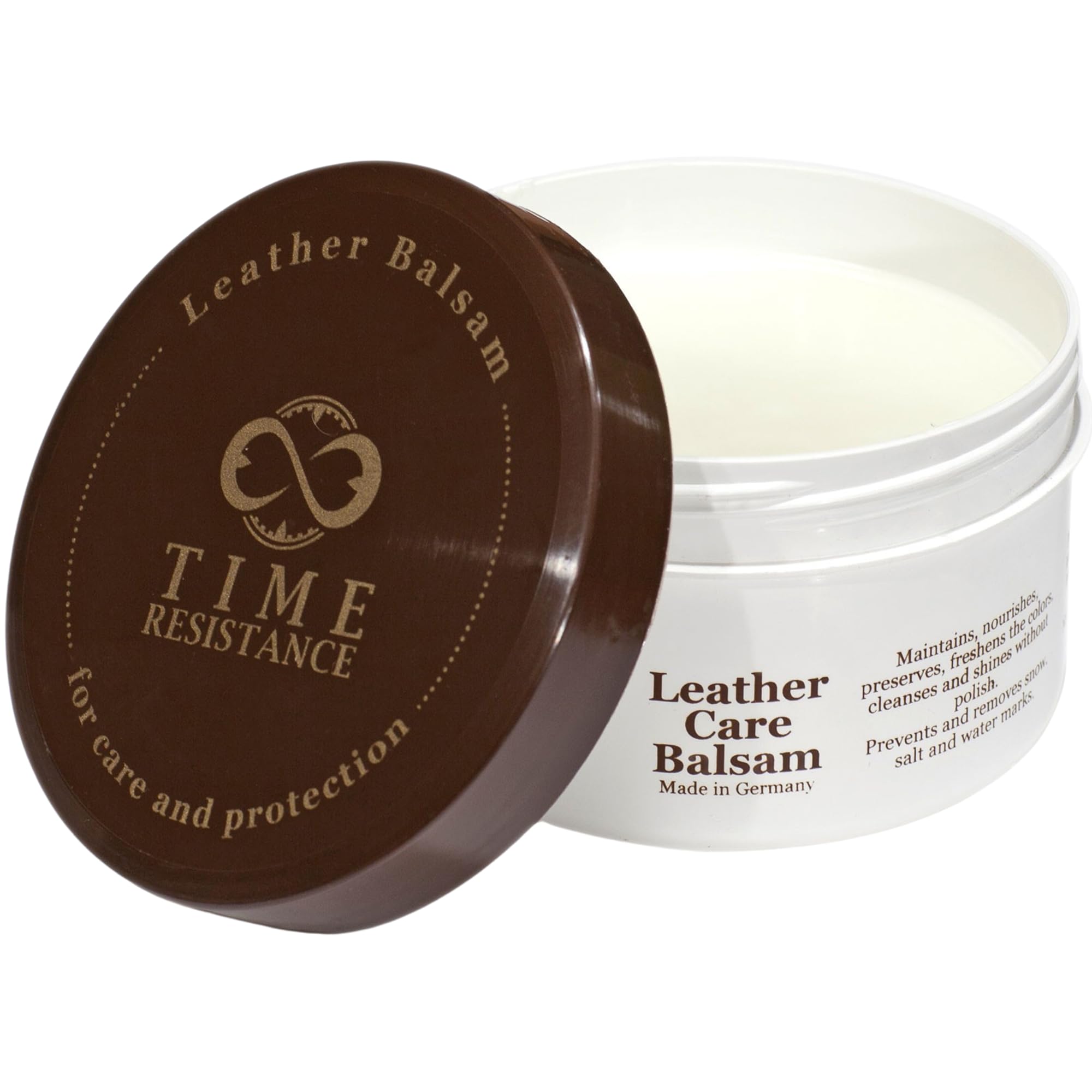 Time Resistance Leather Balsam for Shoes, Bags and Furniture Care and Protection 8.45 Oz (250ml)