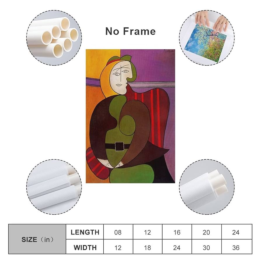 Amazon.co.jp: Pablo Picassoパブロ・ピカソ画家の作品（赤い