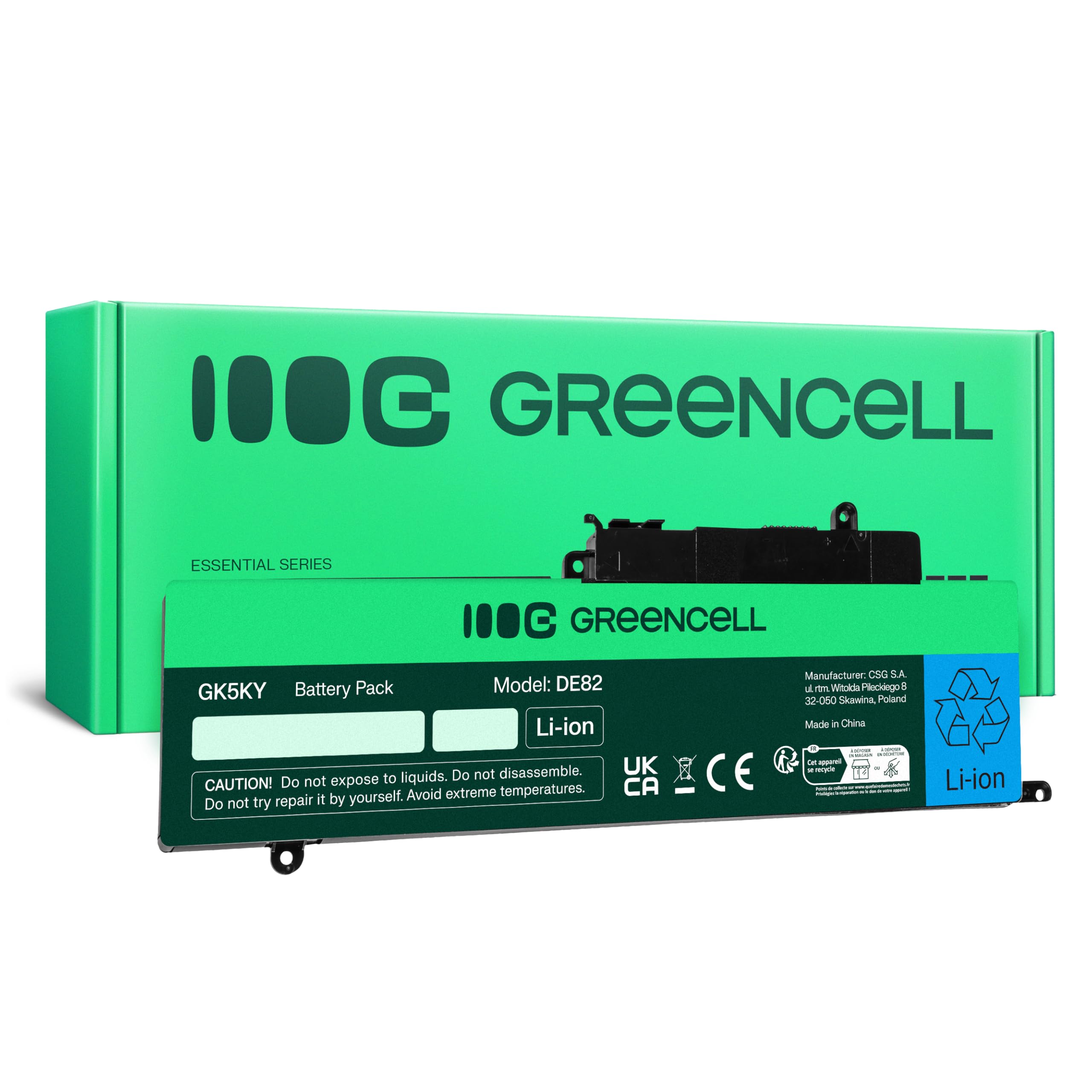 GREEN CELL BATERÍA PARA DELL INSPIRON 11 3147 3148 3152 3153 13 7347 7348 7352/11,1V 3500MAH