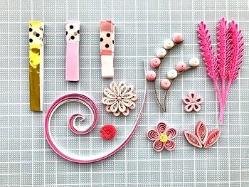 Amazon.co.jp: お正月飾り ピンク系 花 折り紙 ペーパー