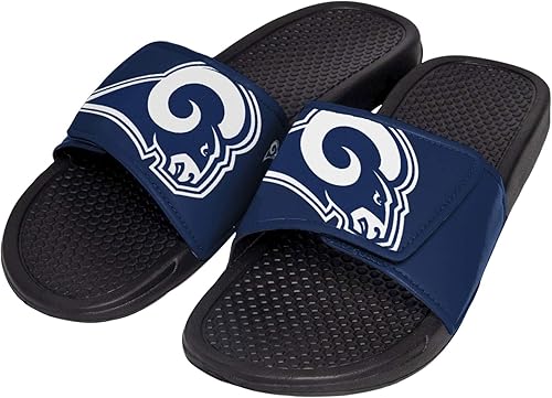 Miniatura 70 de FOCO mens NFL Team Cropped Big Logo Shower Sport Slide Flip Flop Sandals