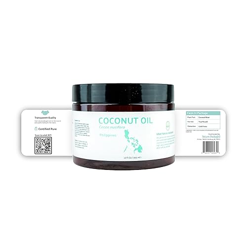 Miniatura 5 de Aceite de coco sólido (12 onzas líquidas), procedente directamente de nuestro socio agrícola en Filipinas, aceite portador para diluir aceites