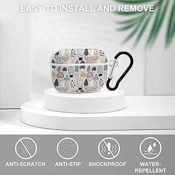 Amazon | きのこ柄 キノコ しいたけ AirPods Pro2 ケース