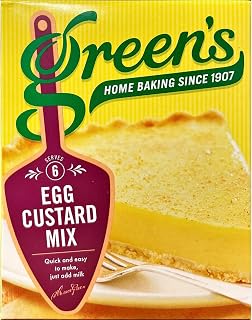 Green's Egg Custard Filling Mix 54g Pack of 2 - Easy Creamy Custard Tarts, Vegetarian Friendly