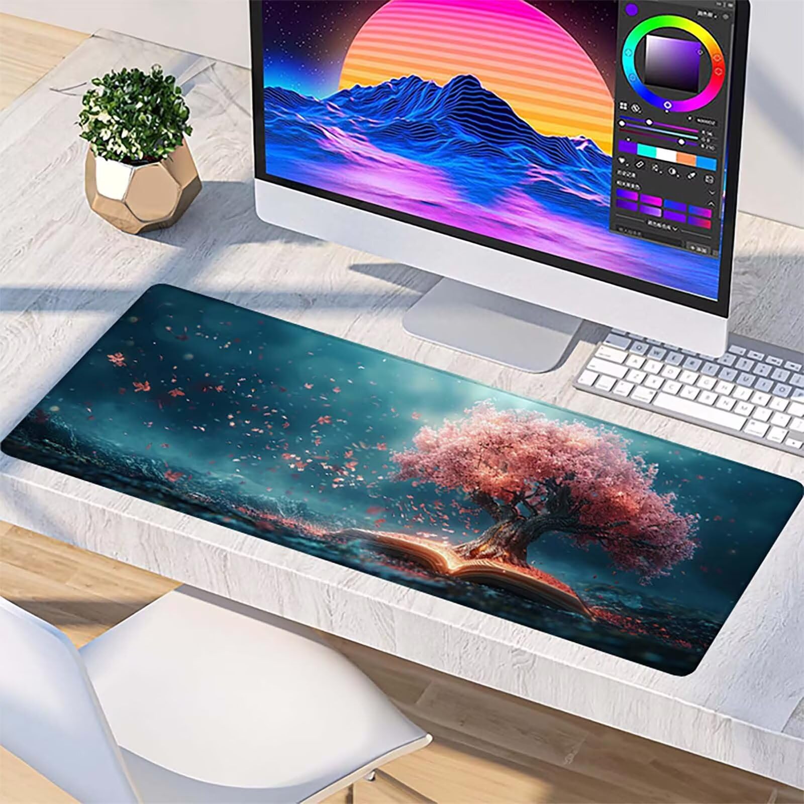 Podkładka pod mysz XXL 1600x800x3mm, szara podkładka pod mysz do gier z antypoślizgową gumową powierzchnią, poprawia precyzję i szybkość, komputer dla gracza i akcesoria biurowe, prezent dla mężczyzn