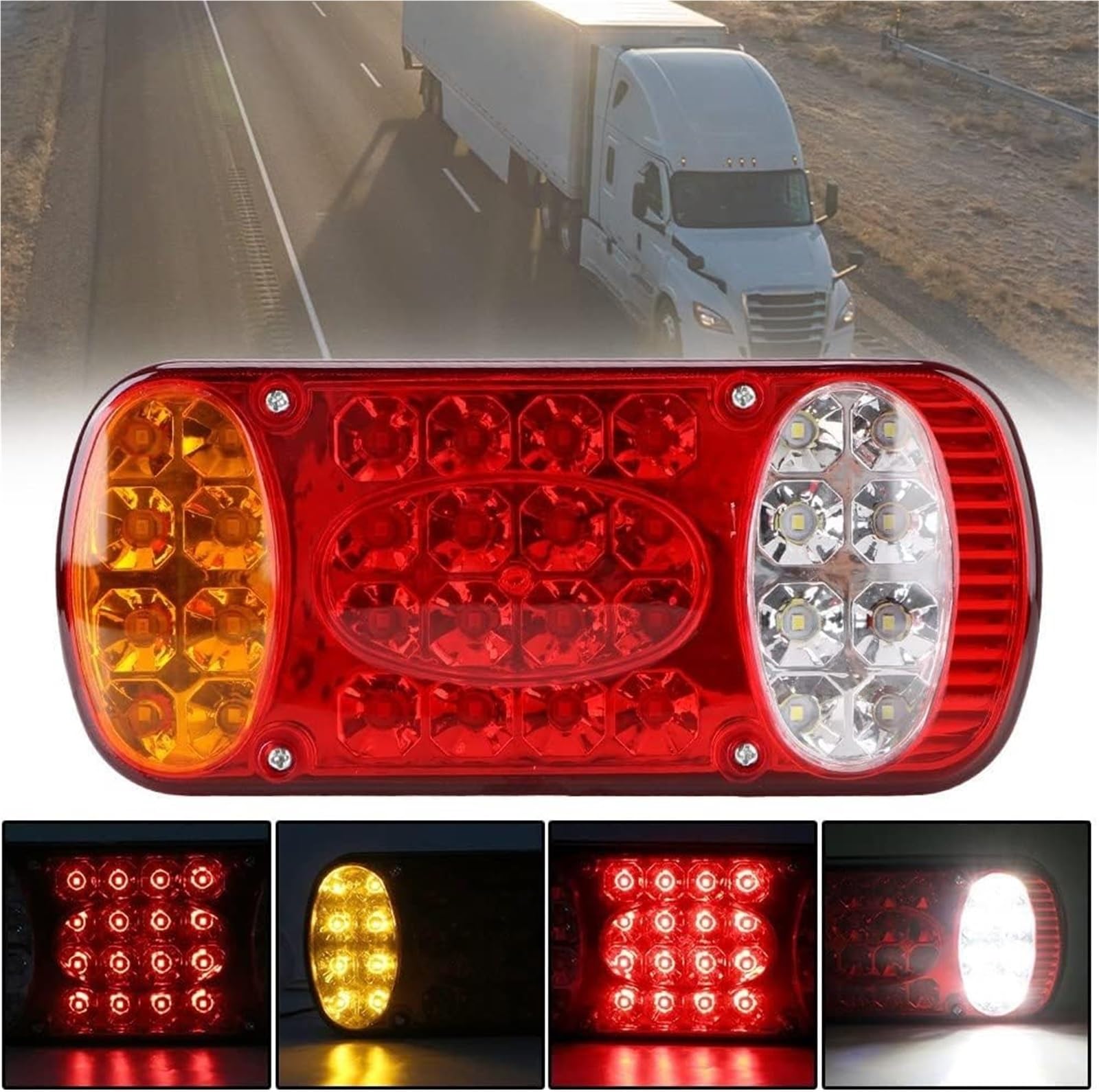 Generisch Rückleuchten für Autos Anhänger für lkw ​​für lkw ​​Rücklicht Wasserdicht Hinten Parkbremse Licht 12V 1pc