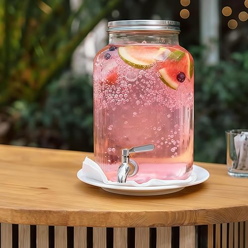 Miniatura 5 de Bekith Paquete de 2 espigas de repuesto para dispensador de bebidas, grifo de repuesto de dispensador de bebidas de agua con acabado pulido de acero