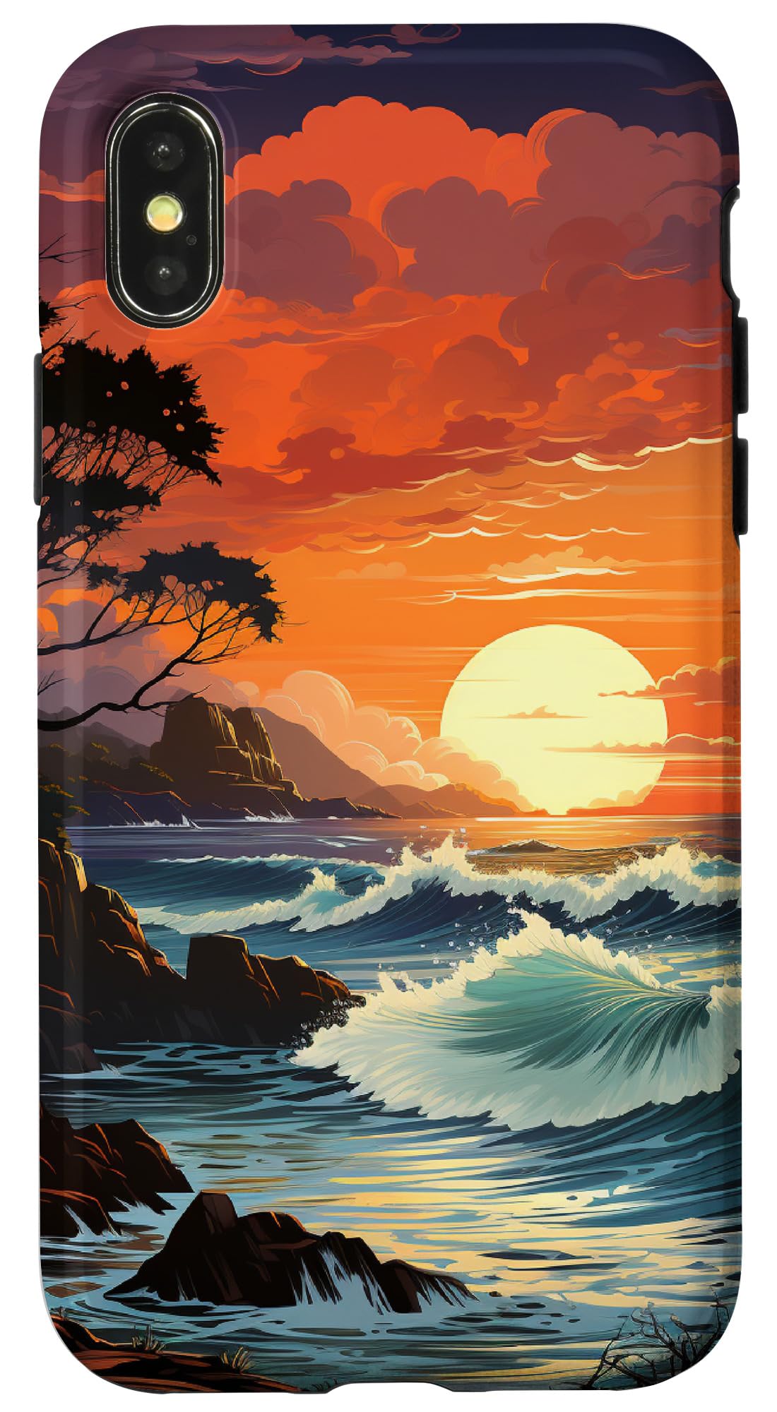 iPhone - Hawaiian  Amazon.com: iPhone X/XS Hawaiian peach blue sunset Hawaii