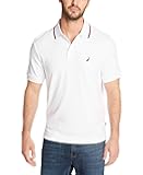 Men's Classic Fit Short Sleeve Dual Tipped Collar Polo Shirt