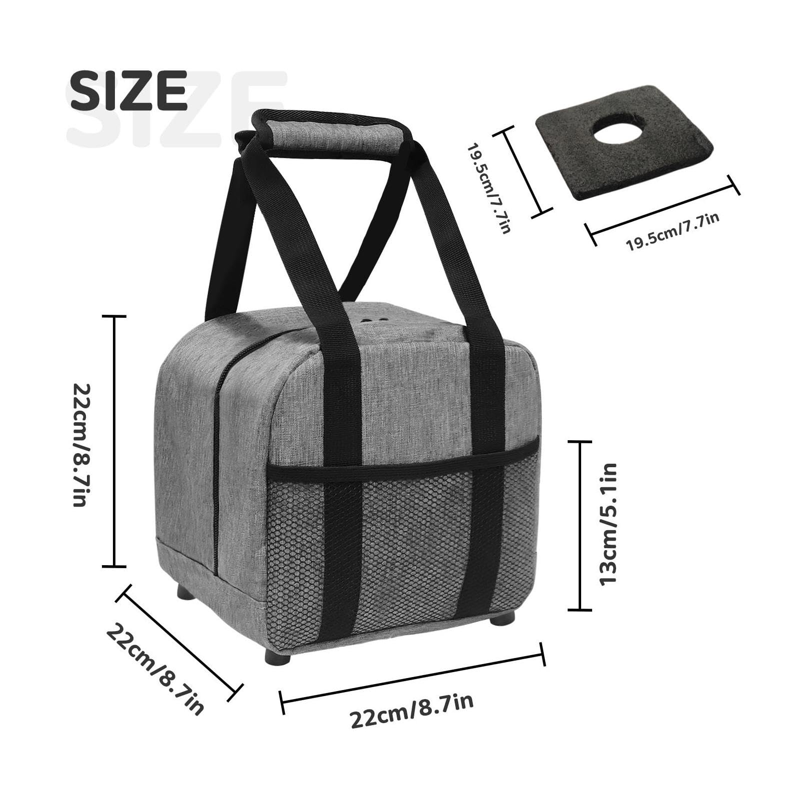 Sac De Boule De Bowling, Sacs De Bowling, Sacs À Boules De Bowling, Sac pour Boule De Bowling, Boule De Bowling Simple, Sac À Main avec Porte-Balle Rembourré, Conception À Double Fermeture Éclair