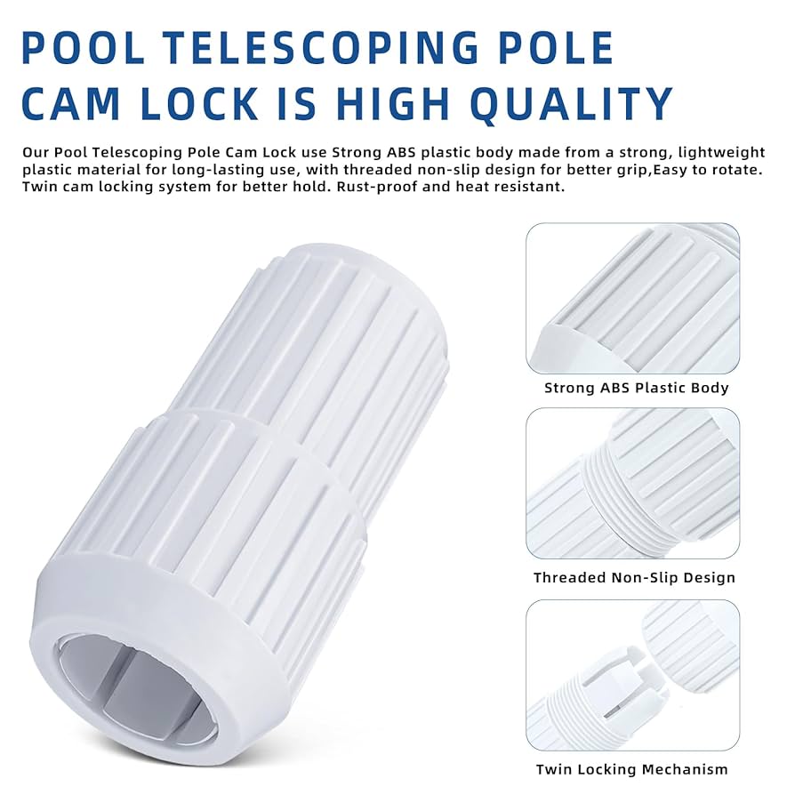Amazon.com: Adabuing Pool Telescoping Pole Cam Lock
