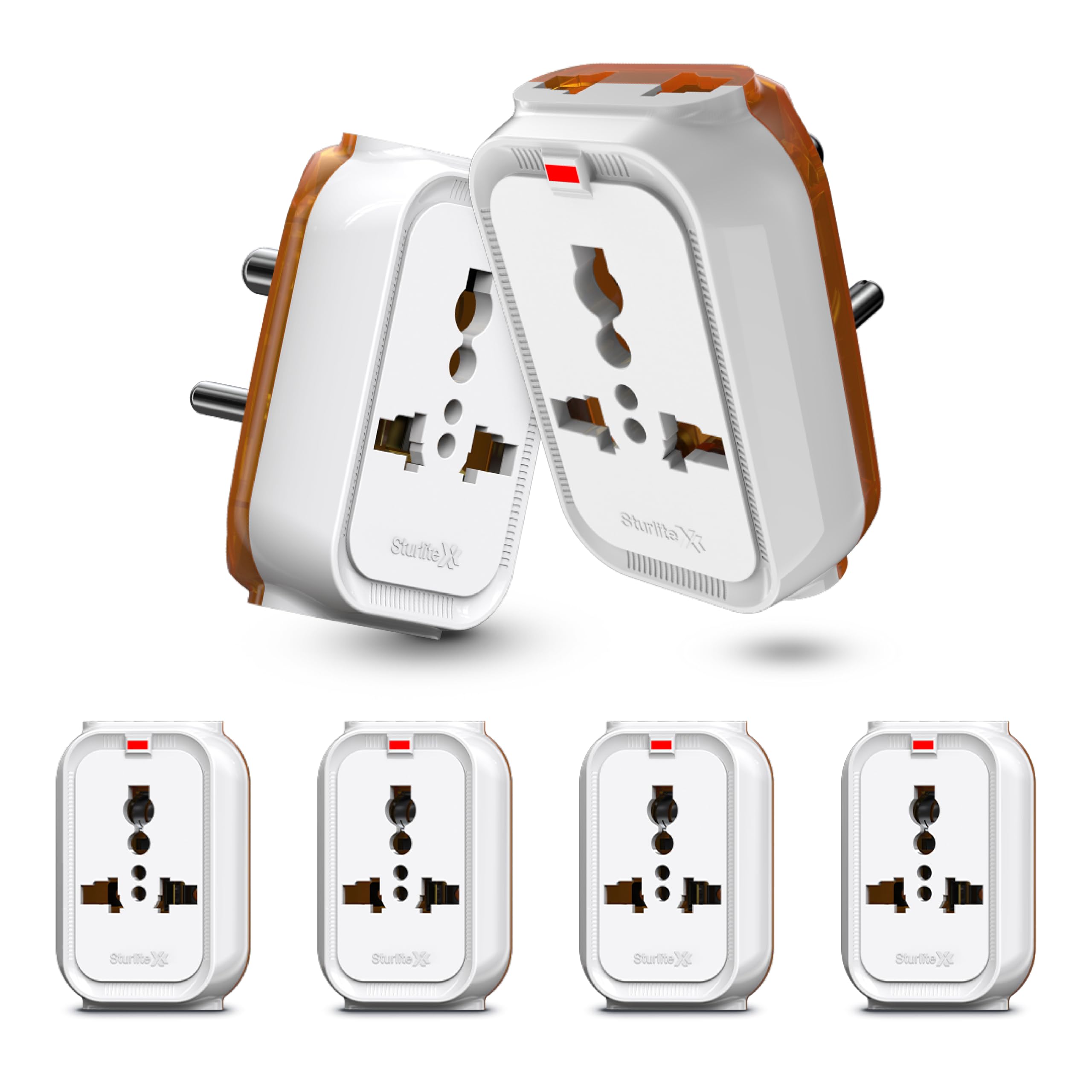 Sturlite Alyx 3 Pin Plug| 2-Pin & 3-Pin Socket| Universal AC Travel Adapter| Strong Polycarbonate Body Socket| Compact Converter Plug for Travel, Home & Office Use — Amazon image 10