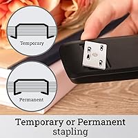 Vista 8 de Swingline S7054551AZ Juego de engrapadora de escritorio., Negro