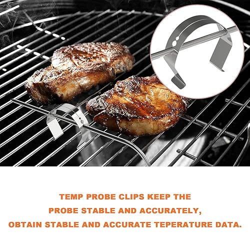Miniatura 7 de Piezas de repuesto para parrilla de barbacoa para sondas de carne de Camp Chef, paquete de 2 sondas de temperatura para parrillas ahumadoras de