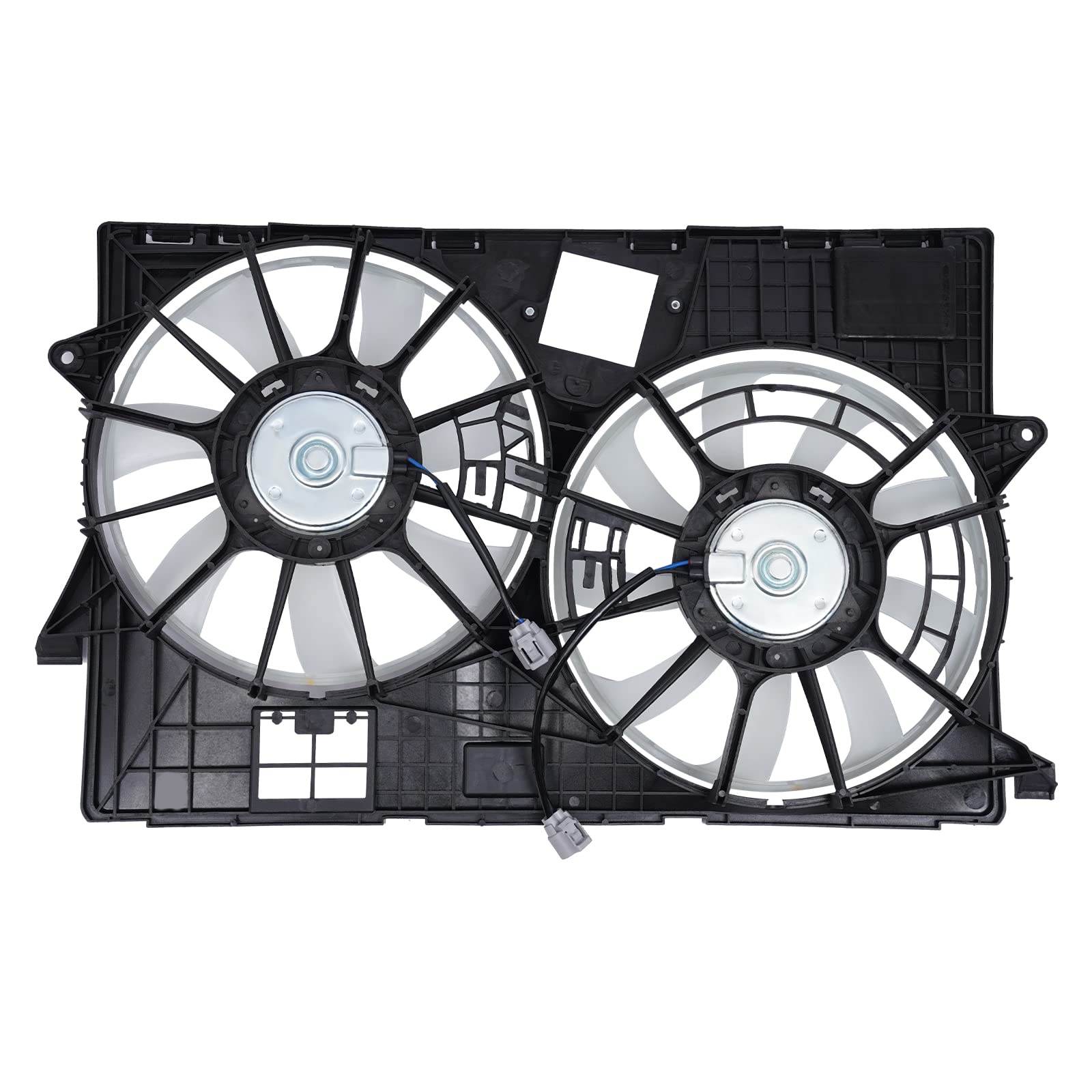 Amazon.com: Dual Radiator Cooling Fan Assembly, ABS 9 Blades and 7 
