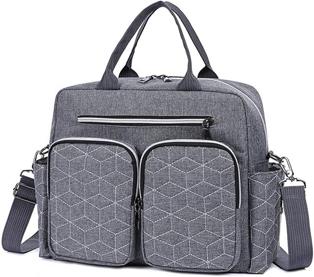 sympuk Baby Nappy Diaper Bag for Mom and Dad, Baby Changing Bag, Mom Travel Diaper Bag, Diaper Beach Bag, Multi Pockets Travel Handbag Large