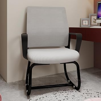Office Chair Comply withergonomic Office Chair Gaming Chair Metal Frame, Soft and Comfortable, Suitable for Both Home and Office use Black + Gray