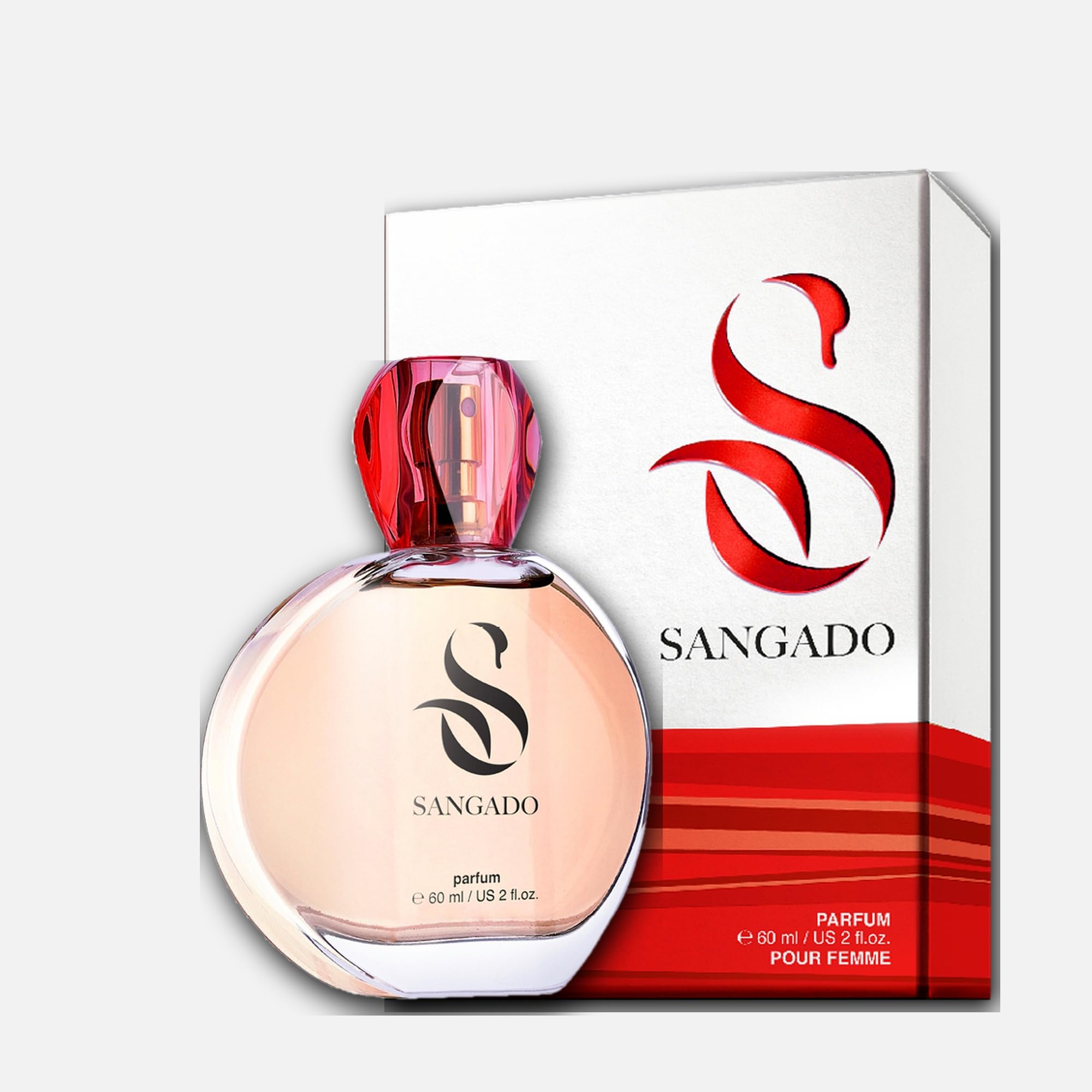 SANGADO Electra Profumo per Donne, Fragranza Lussuosa, Orientale Floreale, Essenze Francesi, Extra-Concentrato (Parfum), Spray da 60 ml