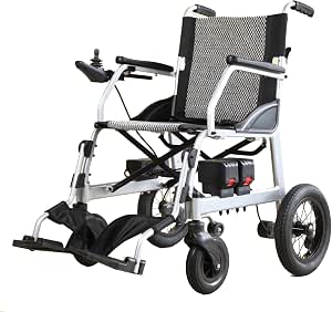Sedia a rotelle elettrica pieghevole Sedia a rotelle motorizzata per